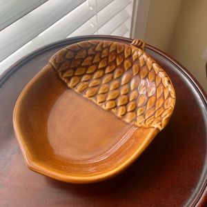 Pottery Barn Acorn Trinket Tray